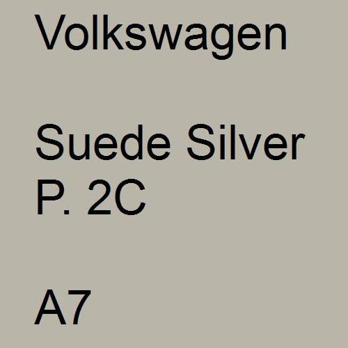 Volkswagen, Suede Silver P. 2C, A7.